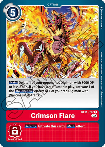Crimson Flare [BT11-097] [Dimensional Phase] - Destination Retro