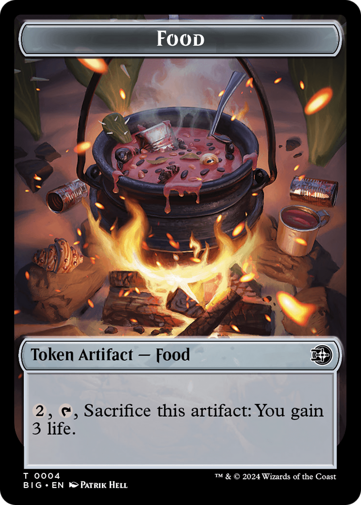Food Token [Outlaws of Thunder Junction: The Big Score Tokens] - Destination Retro
