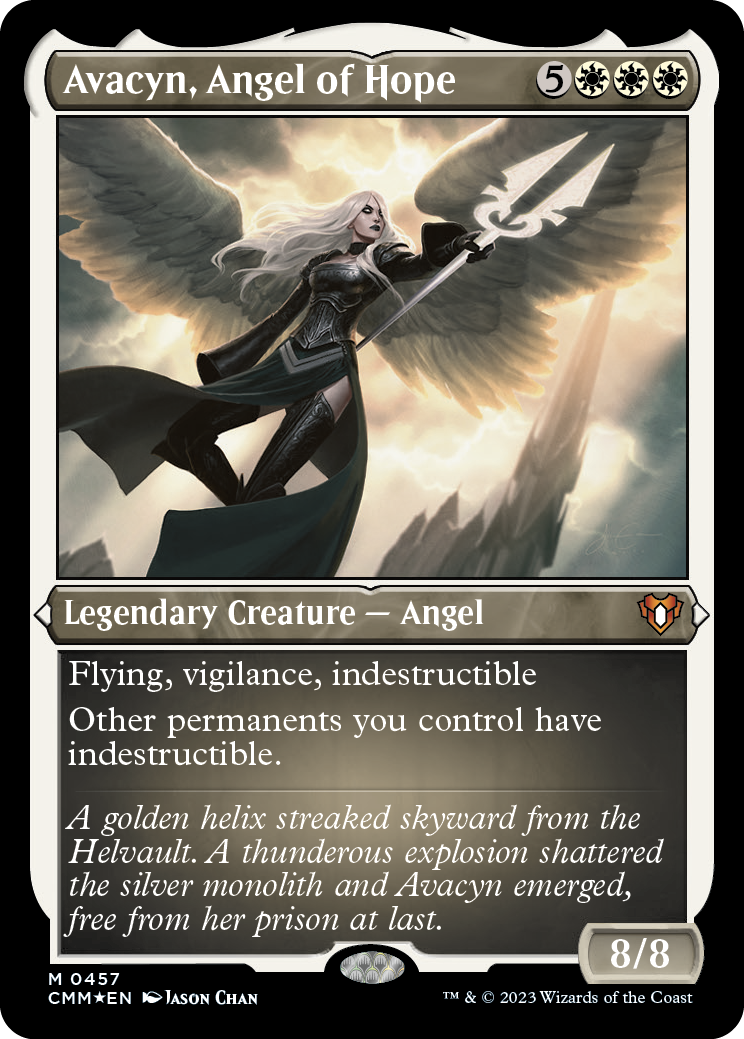Avacyn, Angel of Hope (Foil Etched) [Commander Masters] - Destination Retro