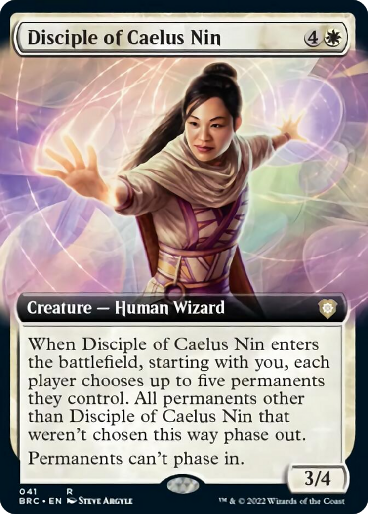 Disciple of Caelus Nin (Extended Art) [The Brothers' War Commander] - Destination Retro