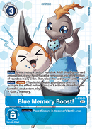Blue Memory Boost! [P-036] (Box Promotion Pack - Next Adventure) [Promotional Cards] - Destination Retro