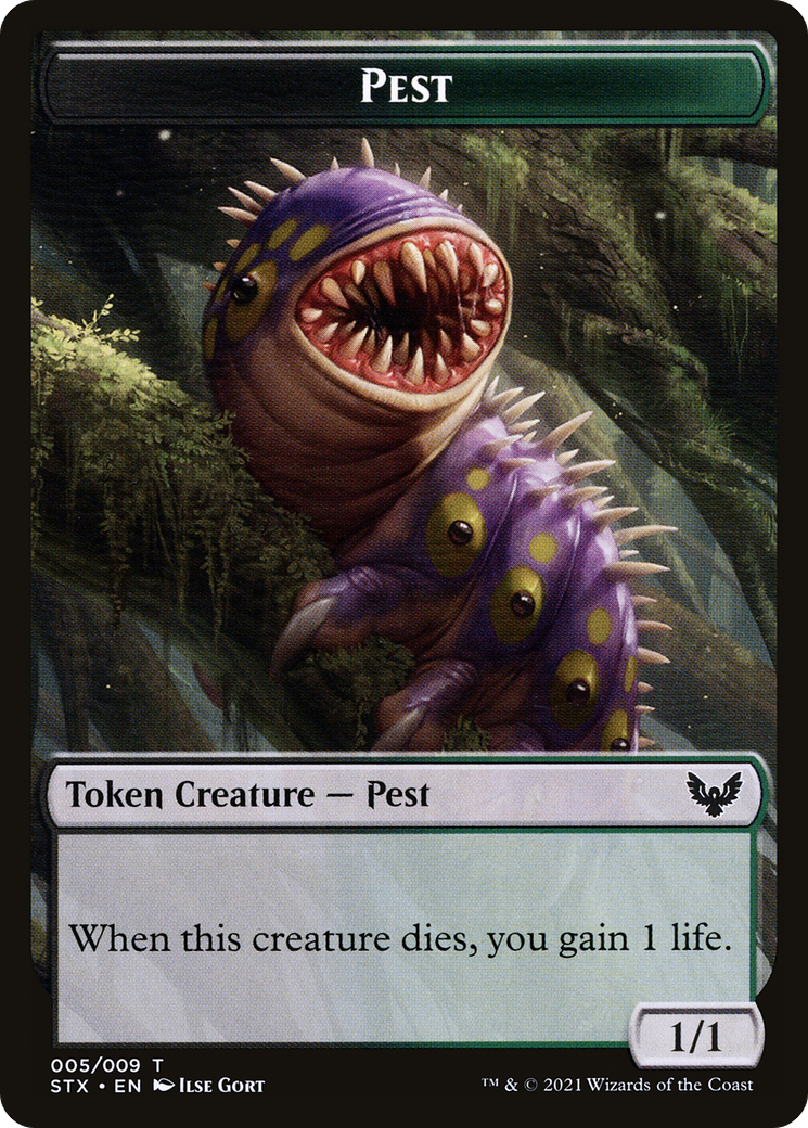 Pest // Lukka, Wayward Bonder Emblem Double-Sided Token [Secret Lair: From Cute to Brute Tokens] - Destination Retro