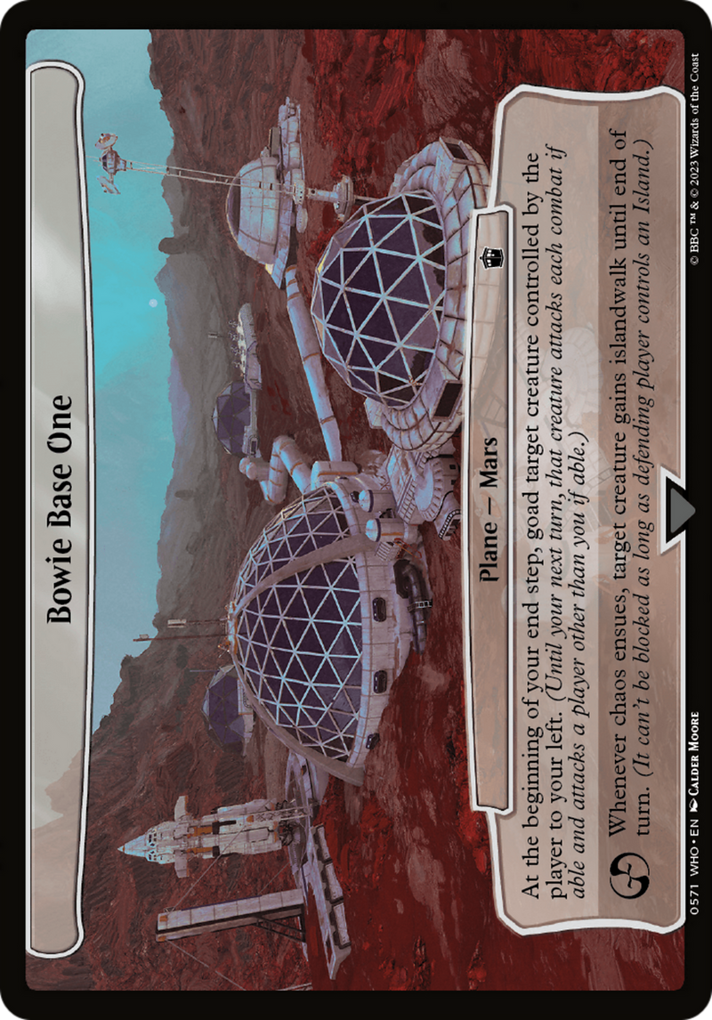 Bowie Base One [Doctor Who] - Destination Retro