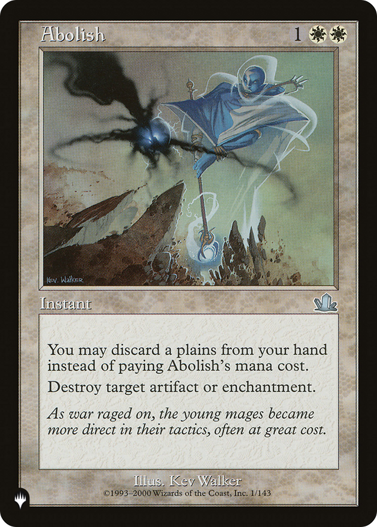 Abolish [The List] - Destination Retro