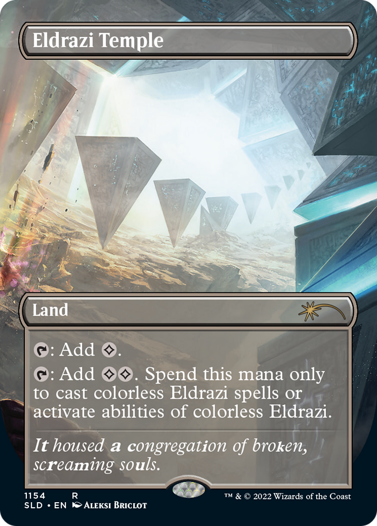 Eldrazi Temple (Borderless) [Secret Lair Drop Series] - Destination Retro