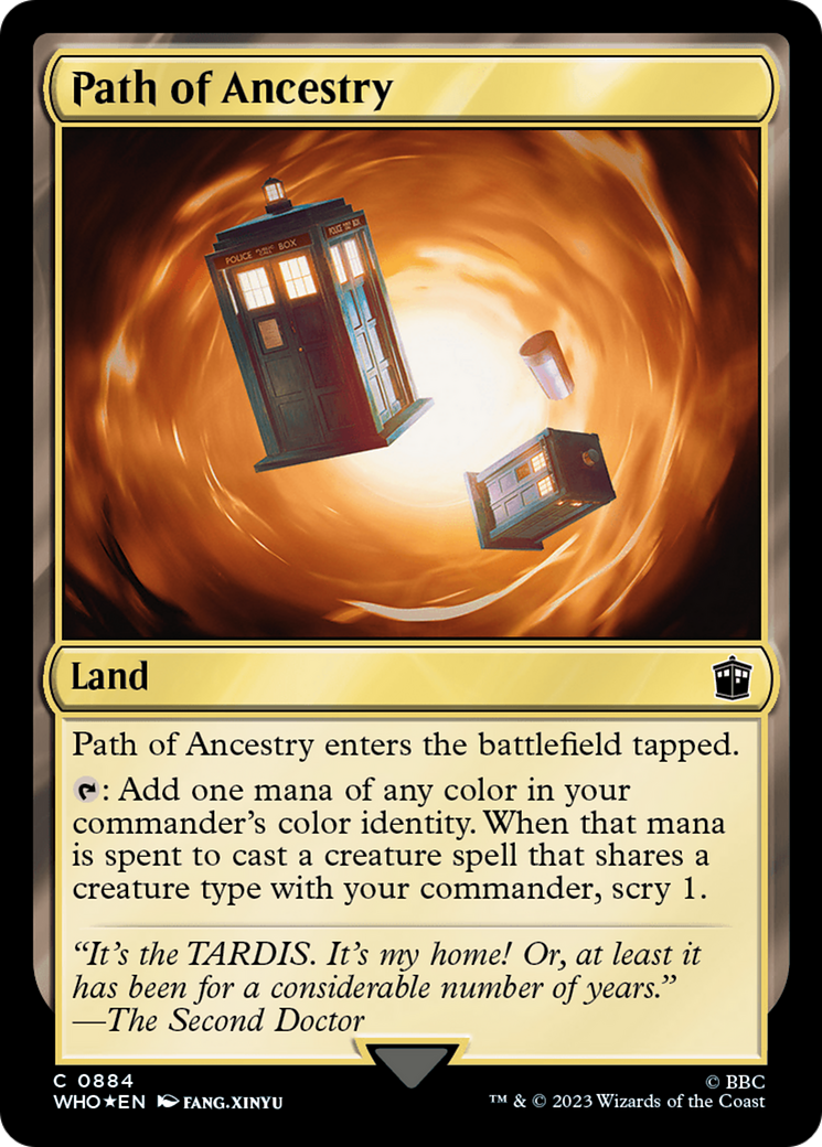 Path of Ancestry (Surge Foil) [Doctor Who] - Destination Retro