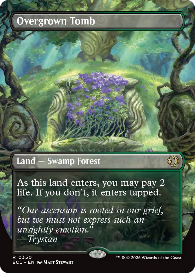 Overgrown Tomb (Borderless) [Lorwyn Eclipsed] - Destination Retro