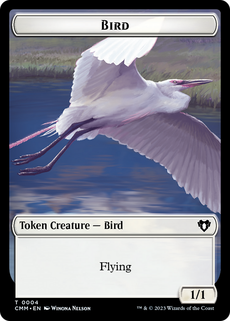 Bird Token [Commander Masters Tokens] - Destination Retro