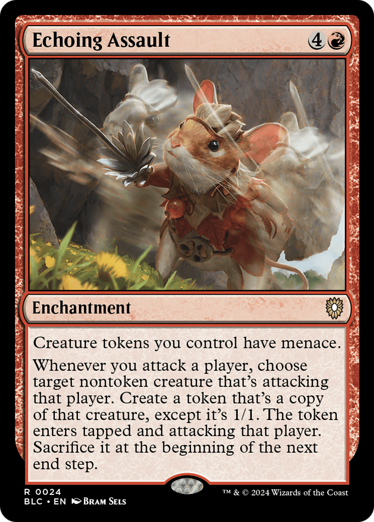 Echoing Assault [Bloomburrow Commander] - Destination Retro
