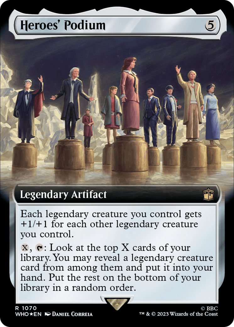 Heroes' Podium (Extended Art) (Surge Foil) [Doctor Who] - Destination Retro