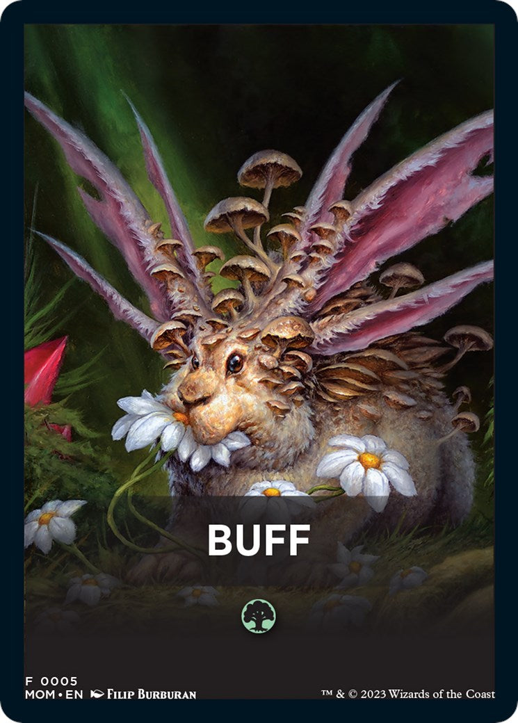 Buff Theme Card [March of the Machine Tokens] - Destination Retro