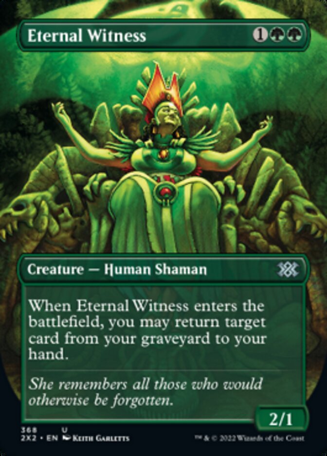 Eternal Witness (Borderless Alternate Art) [Double Masters 2022] - Destination Retro