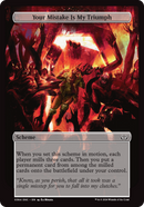 Your Mistake Is My Triumph (Full Art) [Duskmourn: Archenemy] - Destination Retro