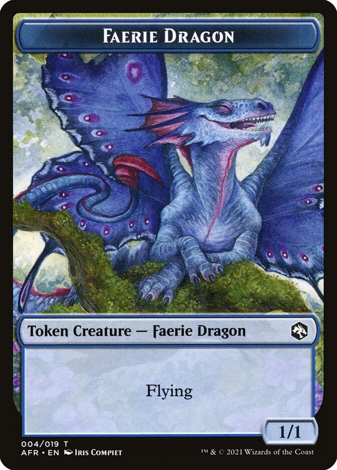 Faerie Dragon Token [Dungeons & Dragons: Adventures in the Forgotten Realms Tokens] - Destination Retro