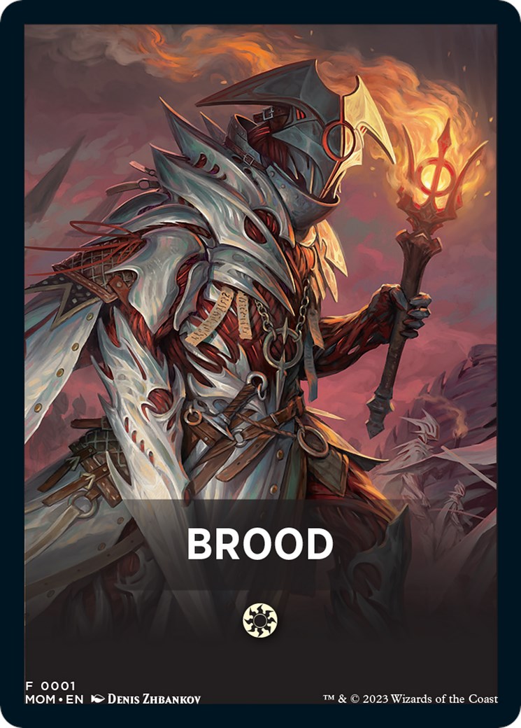 Brood Theme Card [March of the Machine Tokens] - Destination Retro