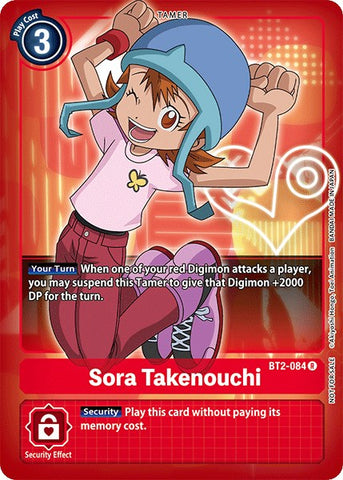 Sora Takenouchi [BT2-084] (Official Tournament Pack Vol.3) [Release Special Booster Promos] - Destination Retro