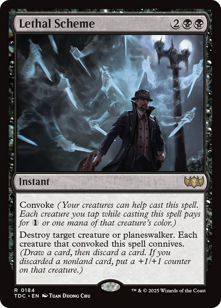 Lethal Scheme [Tarkir: Dragonstorm Commander] - Destination Retro