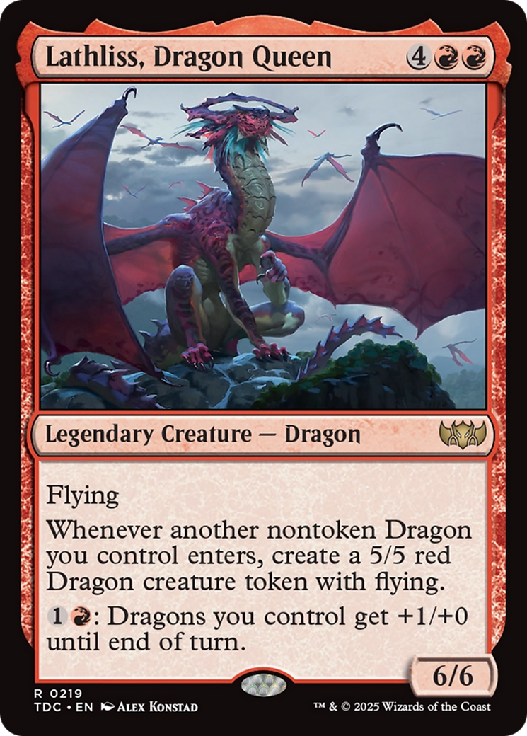 Lathliss, Dragon Queen [Tarkir: Dragonstorm Commander] - Destination Retro