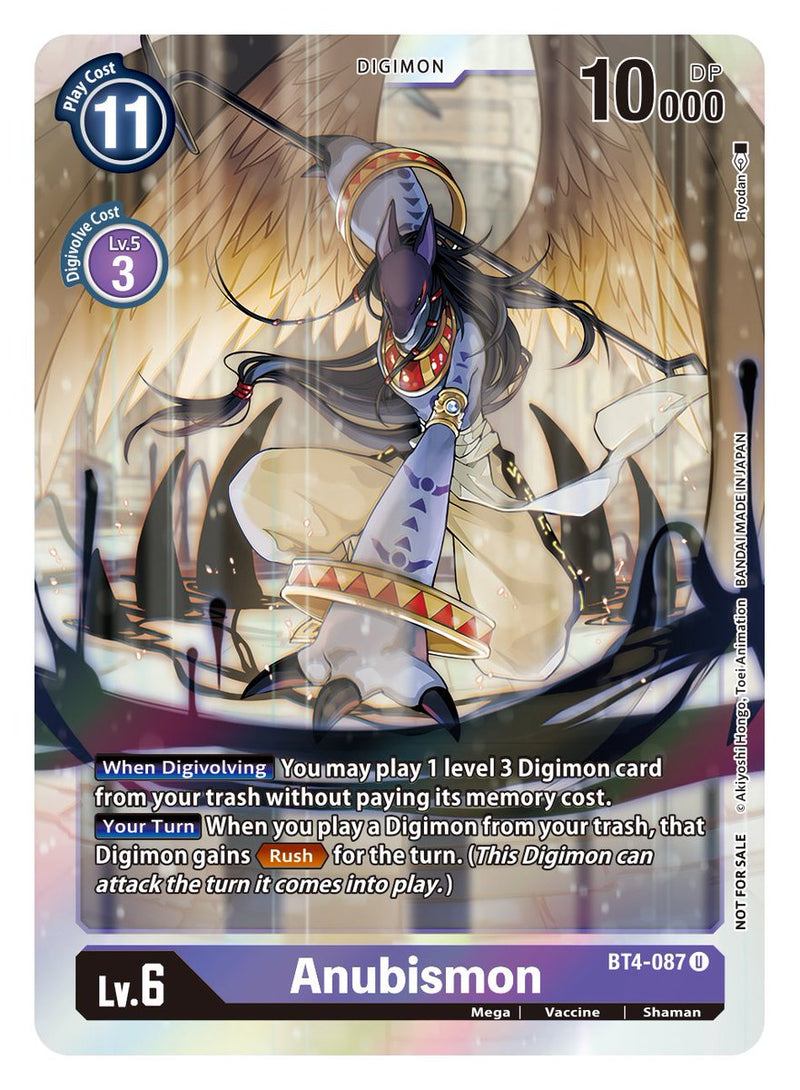 Anubismon [BT4-087] (Event Pack 2) [Great Legend] - Destination Retro