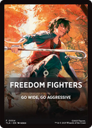 Freedom Fighters Theme Card [Avatar: The Last Airbender Tokens] - Destination Retro