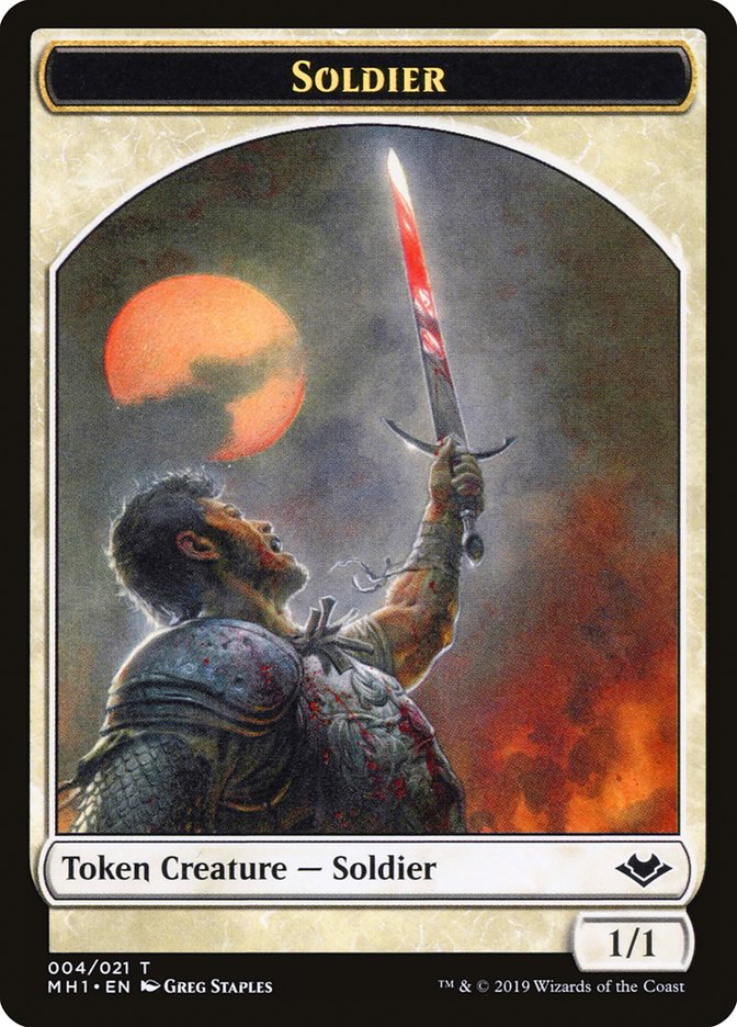 Soldier Token [Modern Horizons Tokens] - Destination Retro