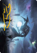 Blue Sun's Twilight Art Card (Gold-Stamped Signature) [Phyrexia: All Will Be One Art Series] - Destination Retro