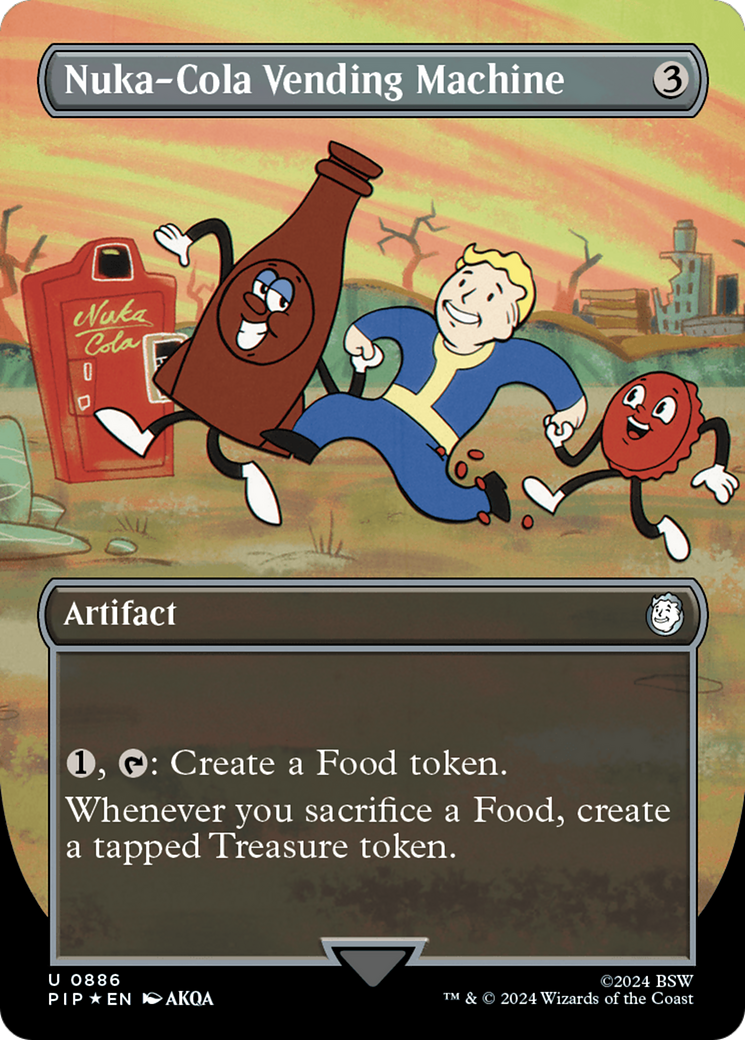 Nuka-Cola Vending Machine (Borderless) (Surge Foil) [Fallout] - Destination Retro