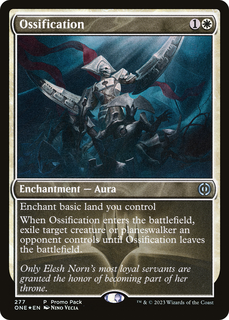 Ossification (Promo Pack) [Phyrexia: All Will Be One Promos] - Destination Retro