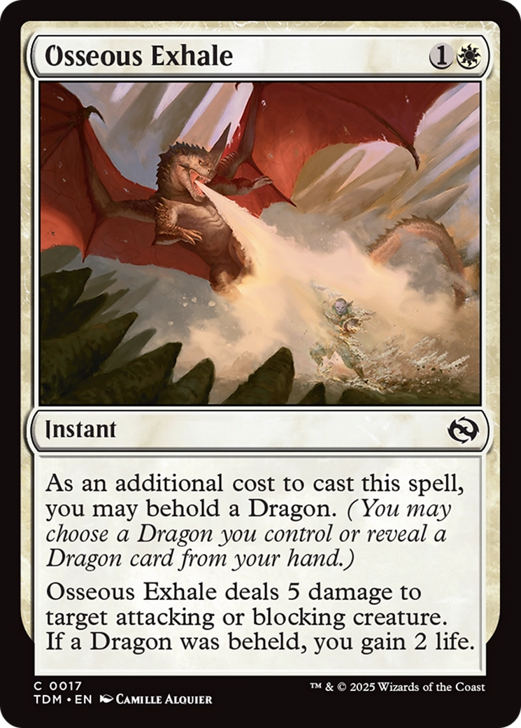 Osseous Exhale [Tarkir: Dragonstorm] - Destination Retro