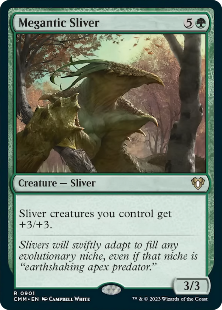 Megantic Sliver [Commander Masters] - Destination Retro