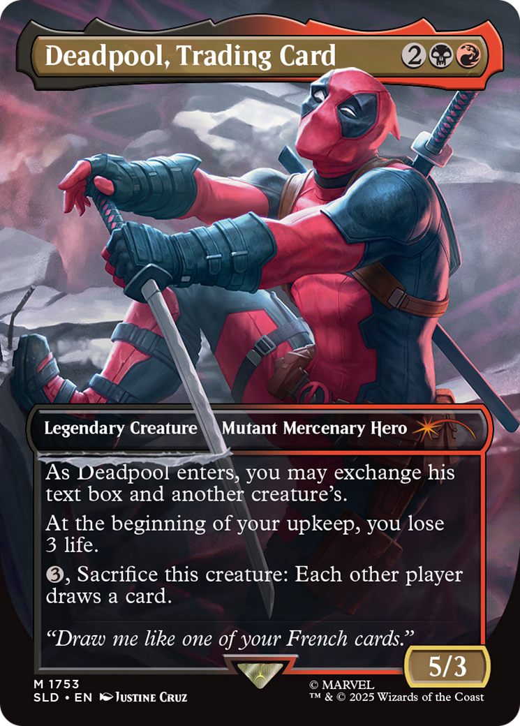 Deadpool, Trading Card [Secret Lair Drop Series] - Destination Retro
