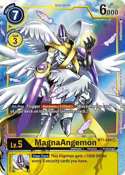 MagnaAngemon [BT1-060] (Alternate Art) [Release Special Booster Ver.1.0] - Destination Retro