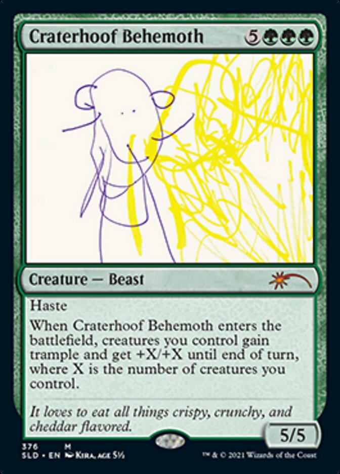 Craterhoof Behemoth (376) [Secret Lair Drop Series] - Destination Retro