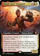 Neyali, Suns' Vanguard (Extended Art) [Phyrexia: All Will Be One Commander] - Destination Retro