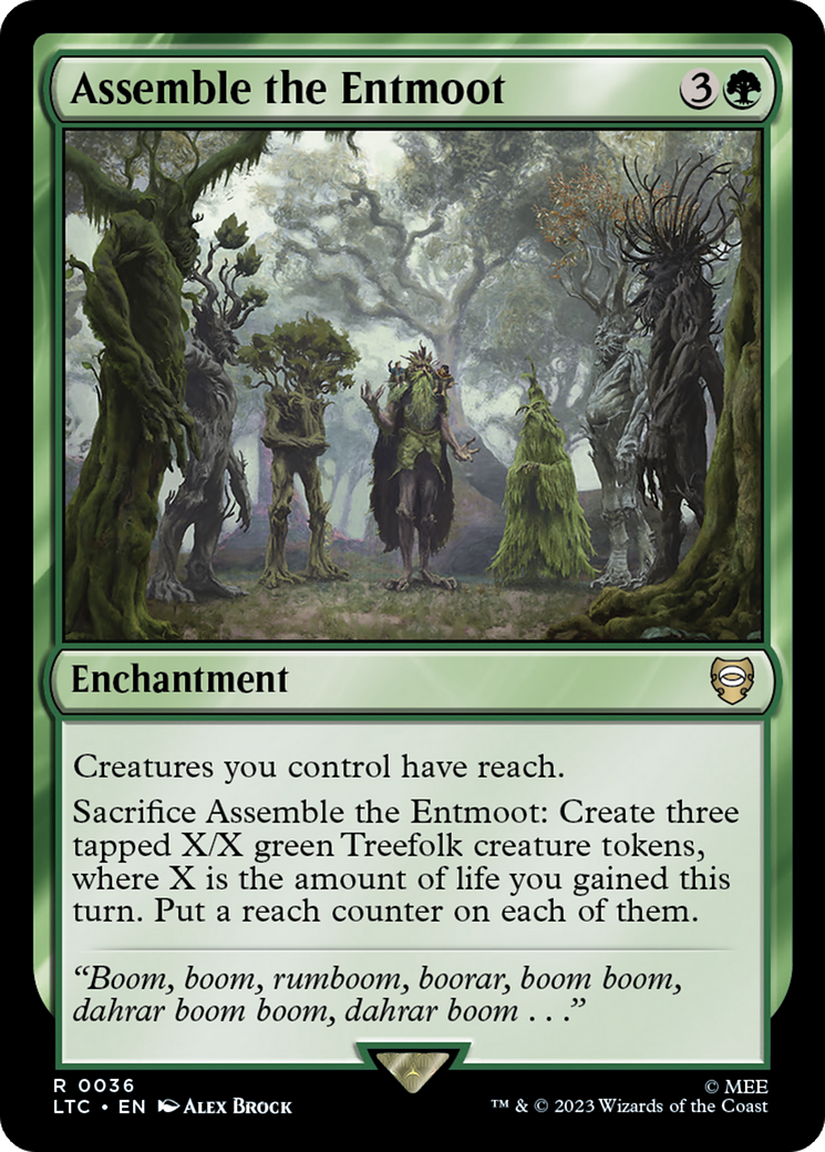 Assemble the Entmoot [The Lord of the Rings: Tales of Middle-Earth Commander] - Destination Retro