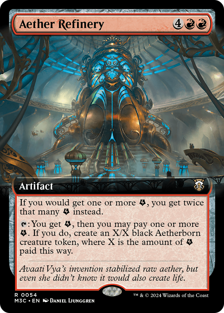 Aether Refinery (Extended Art) [Modern Horizons 3 Commander] - Destination Retro
