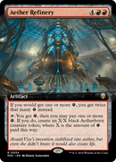 Aether Refinery (Extended Art) (Ripple Foil) [Modern Horizons 3 Commander] - Destination Retro