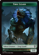 Boar // Frog Lizard Double-Sided Token [Secrets of Strixhaven Commander Tokens] - Destination Retro