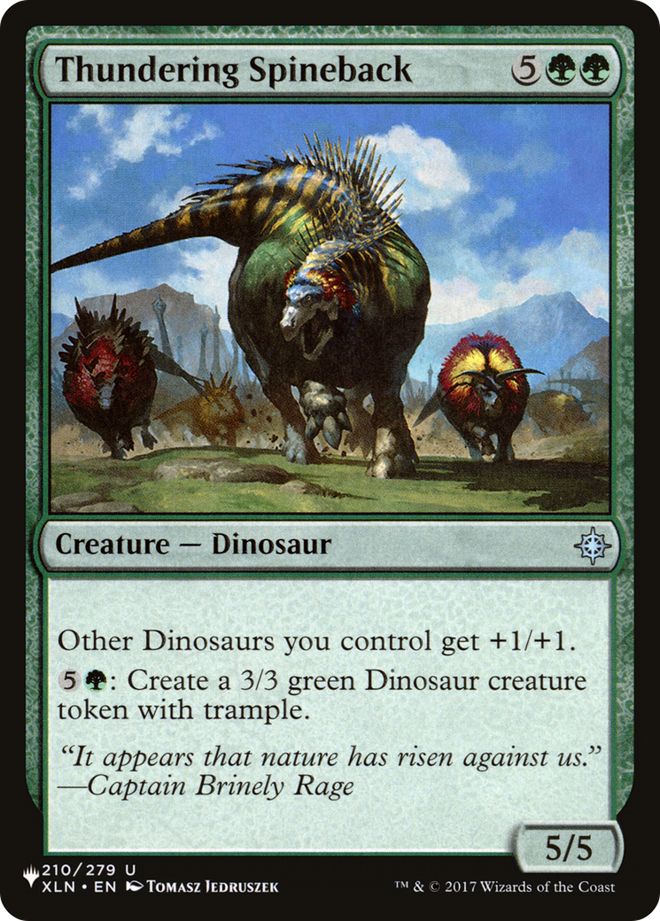 Thundering Spineback [The List] - Destination Retro