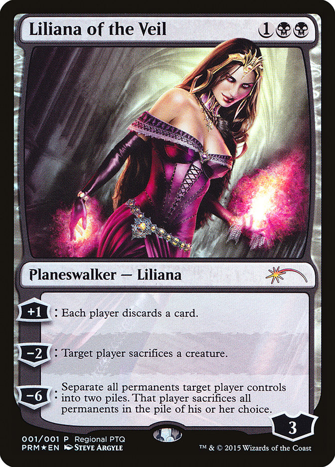 Liliana of the Veil (Regional PTQ) [Pro Tour Promos] - Destination Retro
