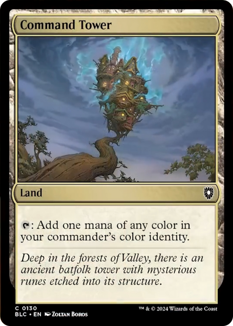 Command Tower [Bloomburrow Commander] - Destination Retro