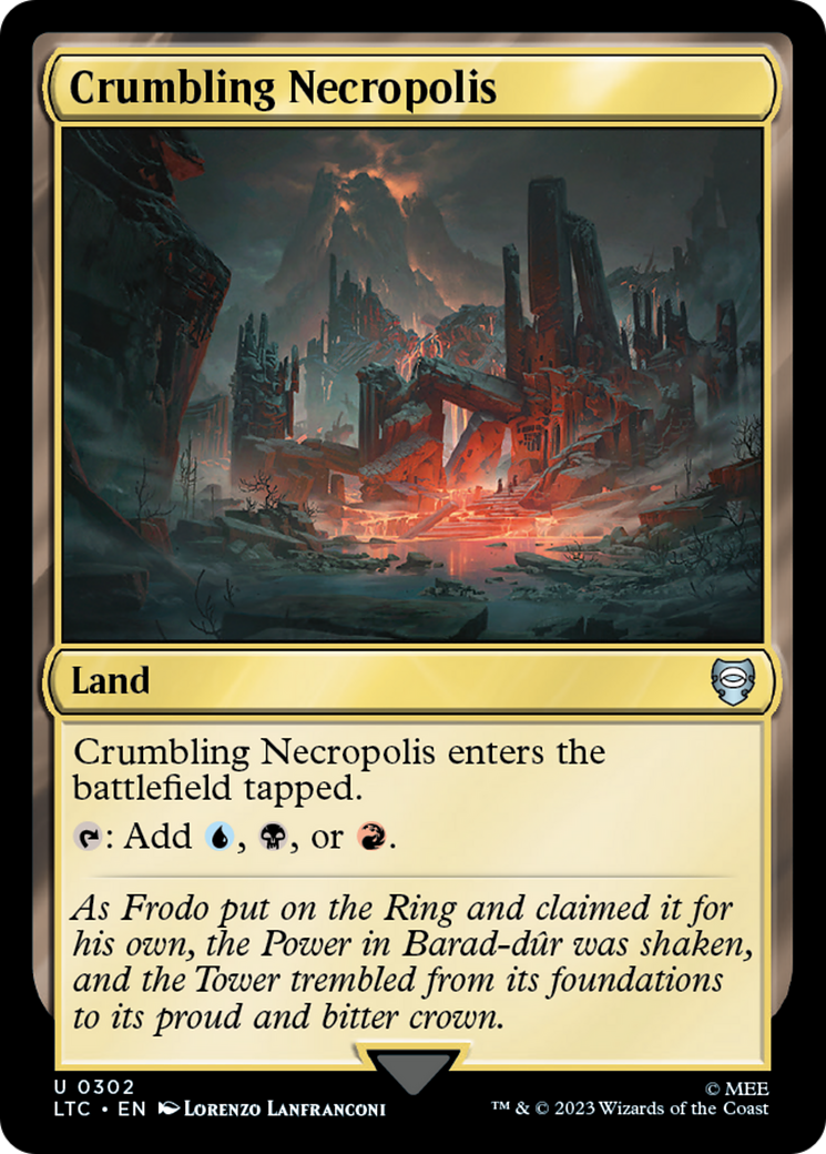 Crumbling Necropolis [The Lord of the Rings: Tales of Middle-Earth Commander] - Destination Retro