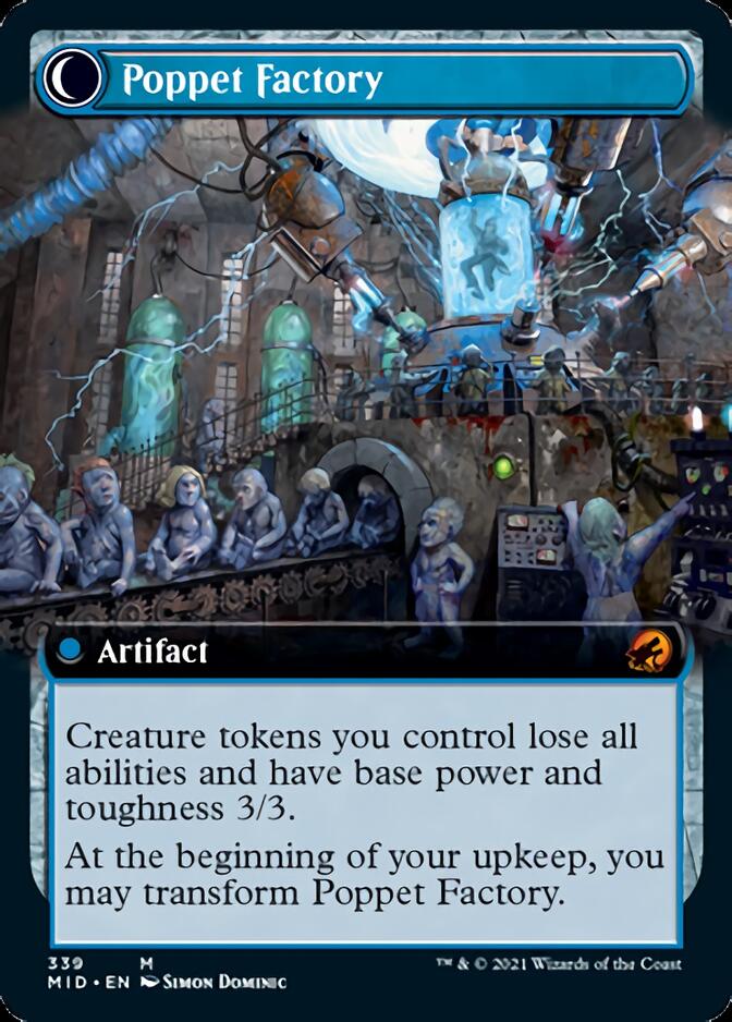 Poppet Stitcher // Poppet Factory (Extended Art) [Innistrad: Midnight Hunt] - Destination Retro