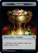 Treasure // Kaya, the Inexorable Emblem Double-Sided Token [Kaldheim Tokens] - Destination Retro