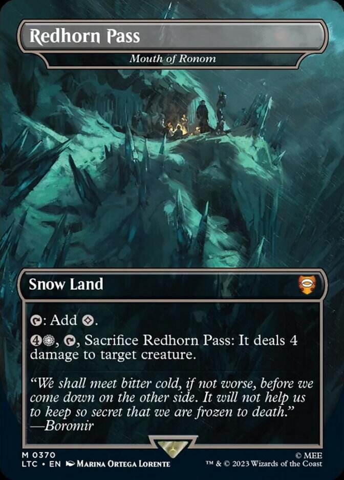 Mouth of Ronom - Redhorn Pass [The Lord of the Rings: Tales of Middle-Earth Commander] - Destination Retro