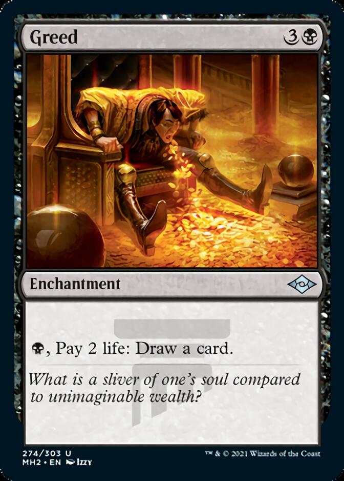 Greed (Foil Etched) [Modern Horizons 2] - Destination Retro