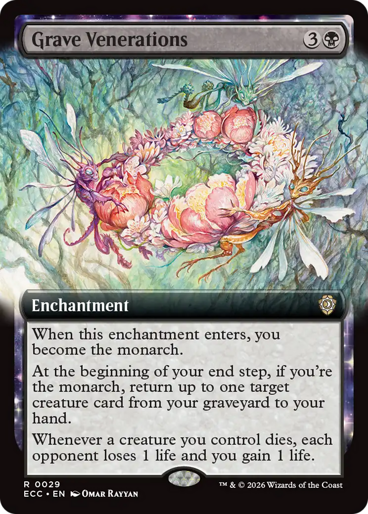 Grave Venerations (Extended Art) [Lorwyn Eclipsed Commander] - Destination Retro