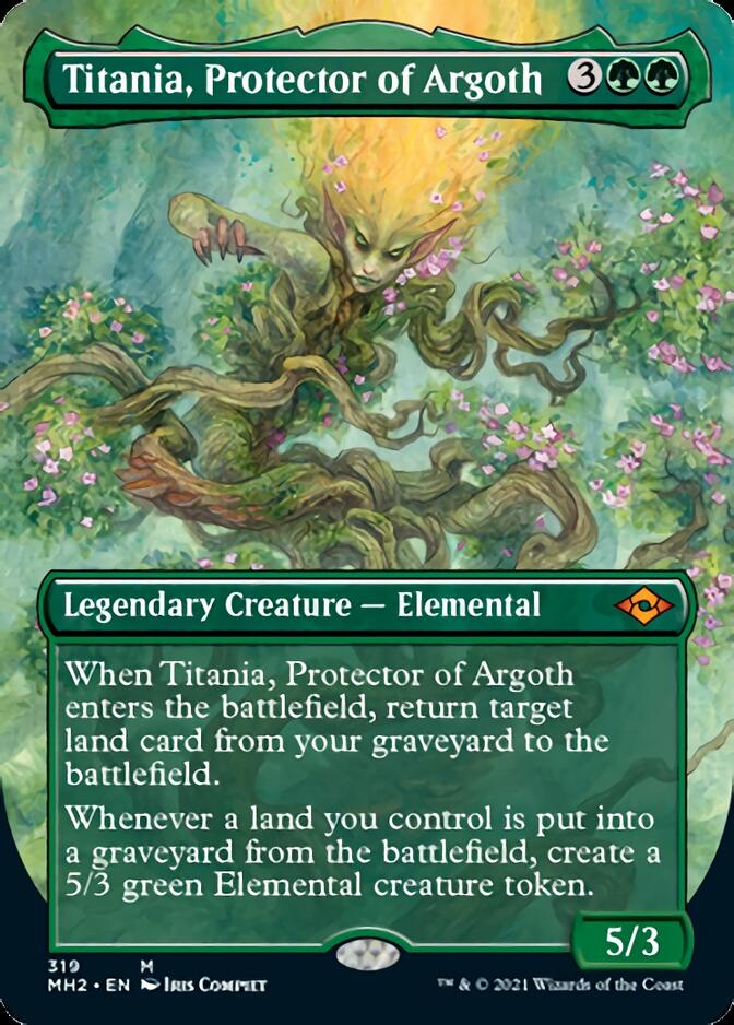 Titania, Protector of Argoth (Borderless Alternate Art) [Modern Horizons 2] - Destination Retro