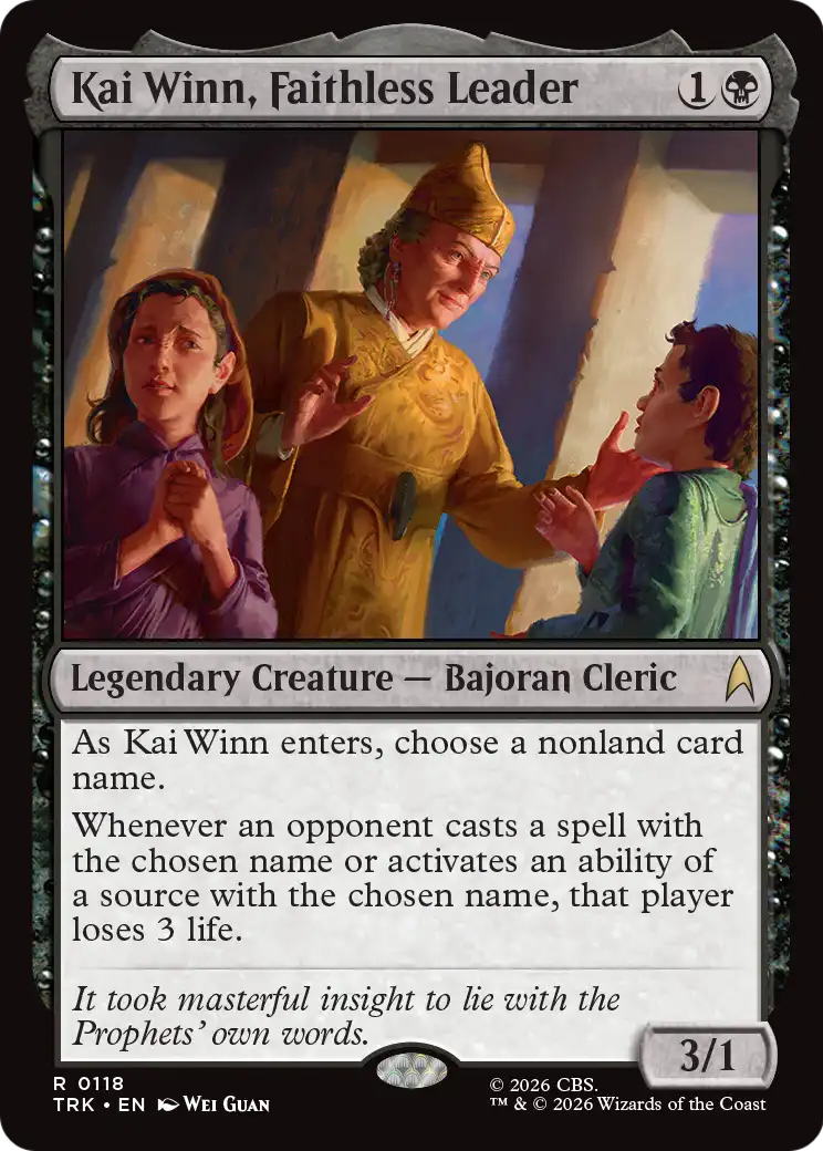 Kai Winn, Faithless Leader [Star Trek] - Destination Retro