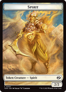Spirit (0006) // Spirit (0007) Double-Sided Token [Tarkir: Dragonstorm Tokens] - Destination Retro